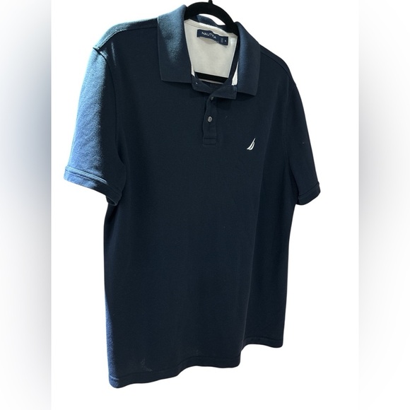 Nautica Dark Blue Polo Shirt - Picture 2 of 3